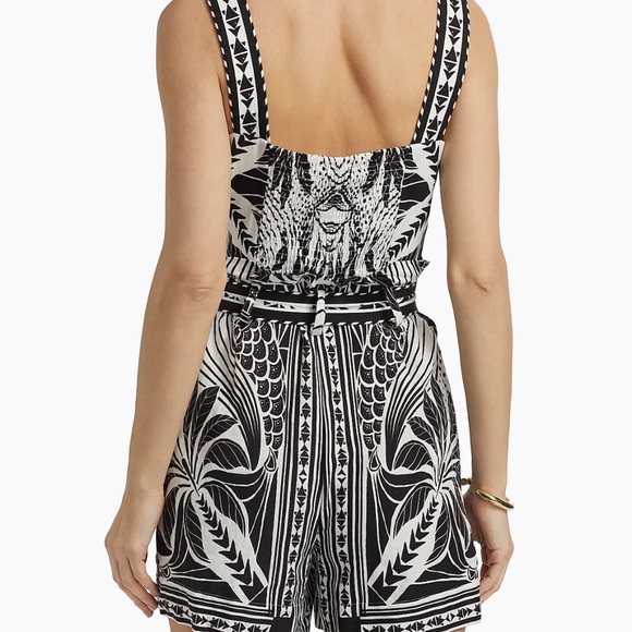 FARM Rio Monochrome Patterned Romper - Picture 3 of 6